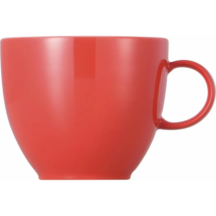 Thomas Sunny Day Kaffeetasse, Obertasse, Kakaotasse, Porzellan, New Red / Rot, Spülmaschinenfest, 200 ml, 14742