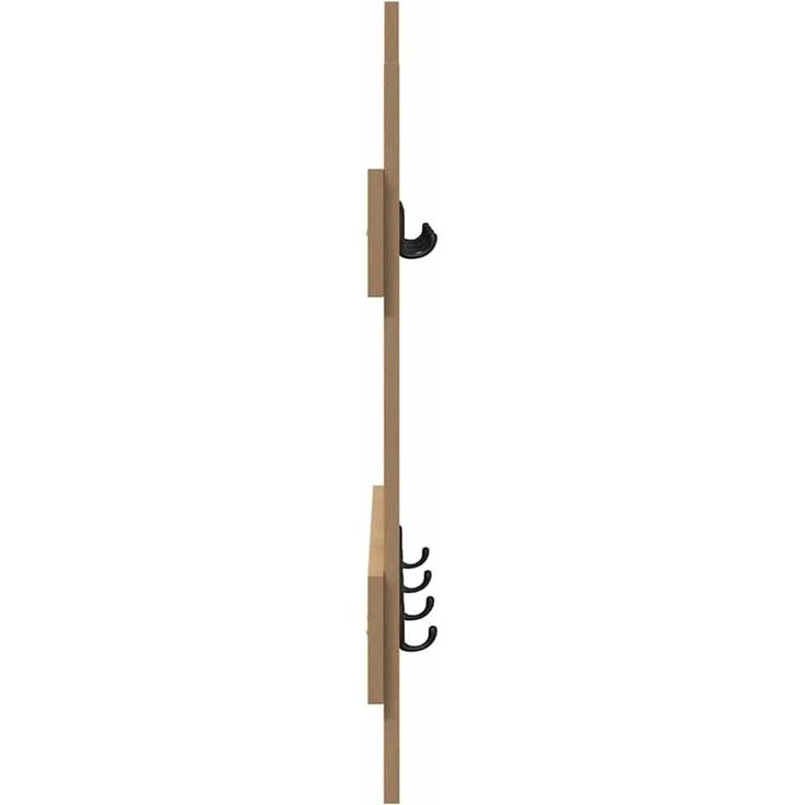 vidaXL Wandmontierter nachttisch Artisan-Eiche 60 x 3 x 82 cm 874482 – Bild 5