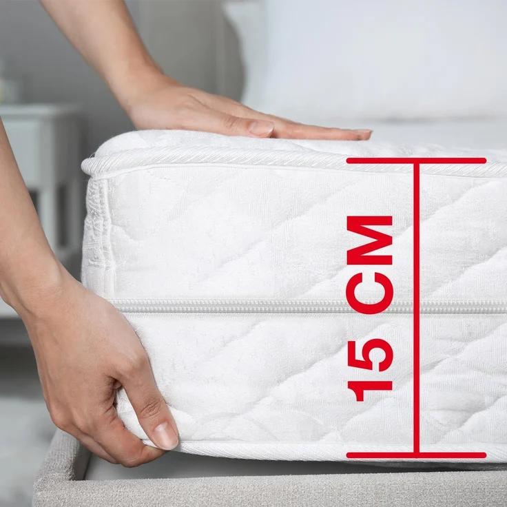 Premium 7-Zonen Matratze 80x200 cm CloudComfort, Höhe 15 cm, Härtegrad H2/H3 – Bild 8