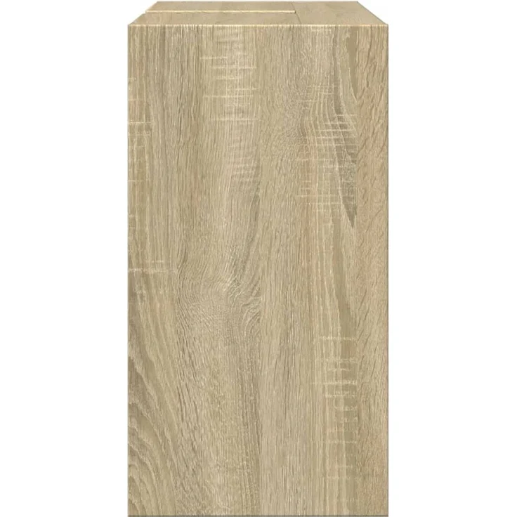 Waschbeckenunterschrank, Badschrank Sonoma-Eiche 63x29x55 cm Holzwerkstoff de7859 – Bild 6