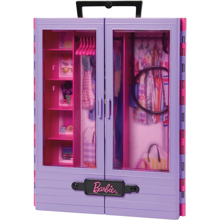 Mattel - Barbie Fashionistas Kleiderschrank, 6 Kleiderbügel – Bild 4