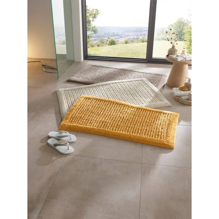 heine Badematte Badteppich, Höhe 10 mm, Baumwolle, Rechteckig