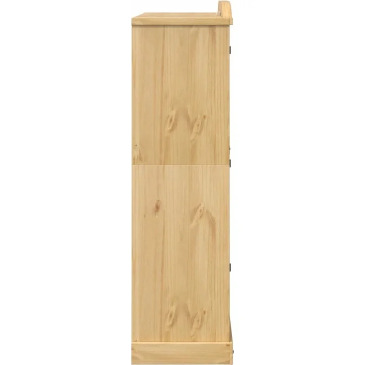 vidaXL Kleiderschrank Corona 151,5x52x186 cm Massivholz Kiefer 4012160 – Bild 4