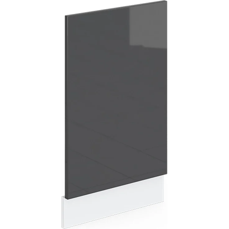 Frontblende R-Line Anthrazit Hochglanz 45 cm ohne Arbeitsplatte Vicco – Bild 1