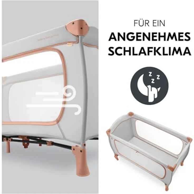 Hauck Sleep N Play Go Plus / Reisebett Dusty Cork – Bild 8