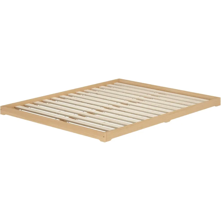 Niederflurbett Bodenbett Studentenbett Teenagerbett 160x200 Buche Massivholz V-60.66-16Rollrost inkl.