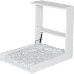 Geuther - Wand-Wickelregal Wicki, TÜV geprüft, inkl. Wickelmulde, weiß, Monster