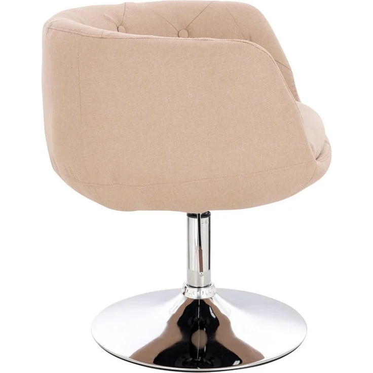 SVITA Cocktailsessel PANAMA (1-St, Drehsessel), 360° drehbar, verchromtes Gestell, bequem gepolstert, höhenverstellbar – Bild 2