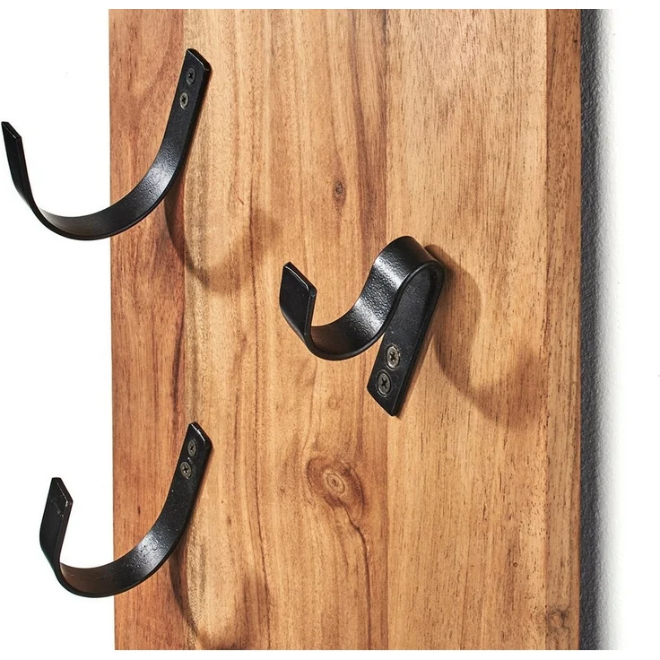 Kobolo Weinregal Wandregal Flaschenhalter - Mangoholz - 4 Flaschen – Bild 3