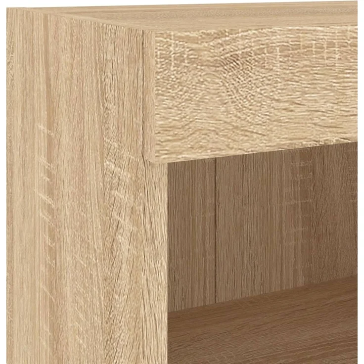 vidaXL 5-tlg. Wohnwand mit LED-Beleuchtung Sonoma-Eiche Holzwerkstoff 3216606 – Bild 12