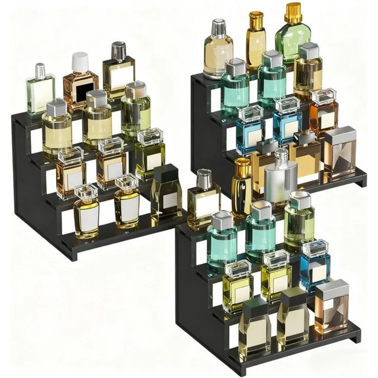 Lifewit Stufenregal Multifunktionales Regal für Kölnisch Wasser, Figuren, Sammlerstücke, 3-tlg. – Bild 4