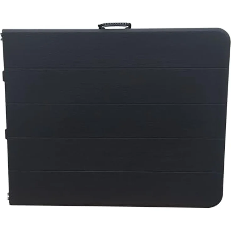 WELL HOME MOBILIARIO & DECORACIÓN, Schwarz Multifunktionaler Klapptisch, 180 x 74 x 74 cm, Klappdeckel und Tragegriff – Bild 3