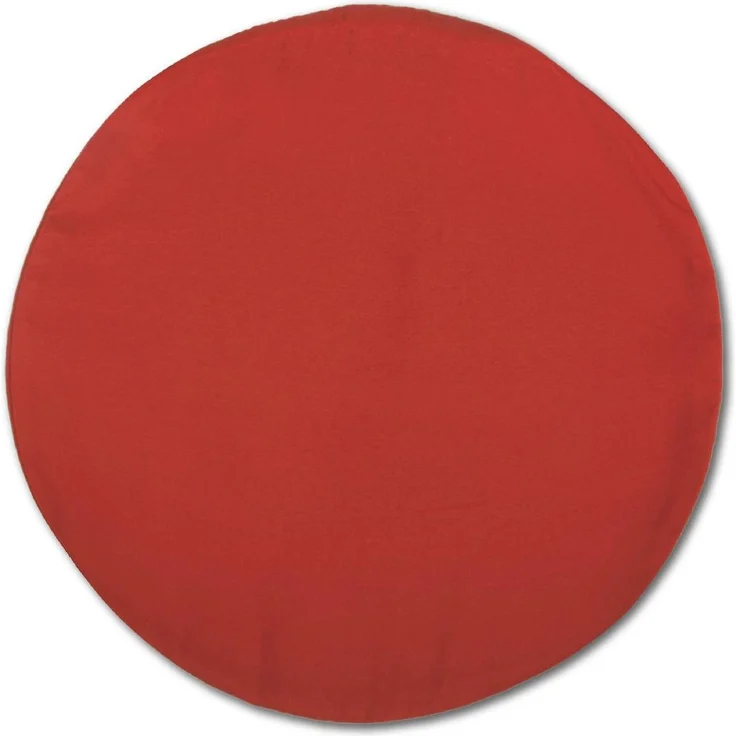 Kissenhülle Dekokissen Kissenbezug Microfaser - viele Größen und Farben Rot Ø 30 cm – Bild 1