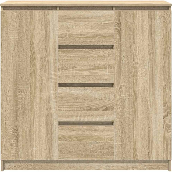 vidaXL Sideboard mit Schubladen Sonoma-Eiche 100,5x35x98,5 cm 3328455 – Bild 5