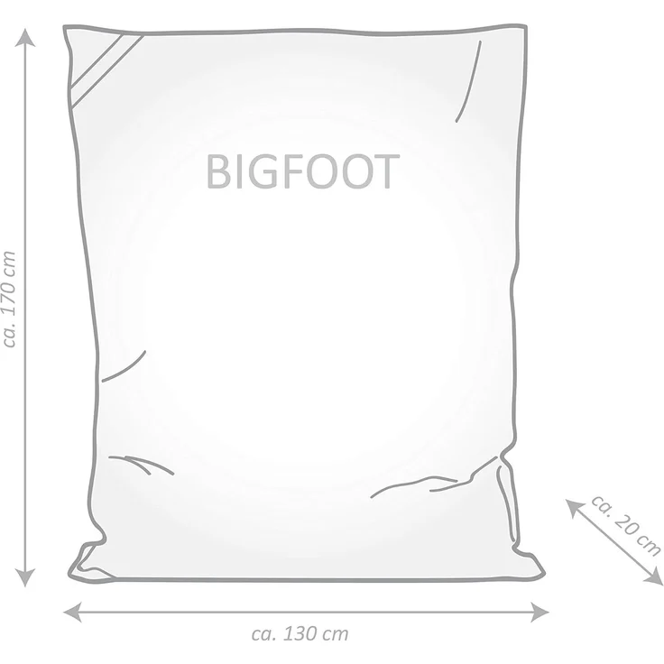 Magma Sitzsack BigFoot Scuba Petrol – Bild 2