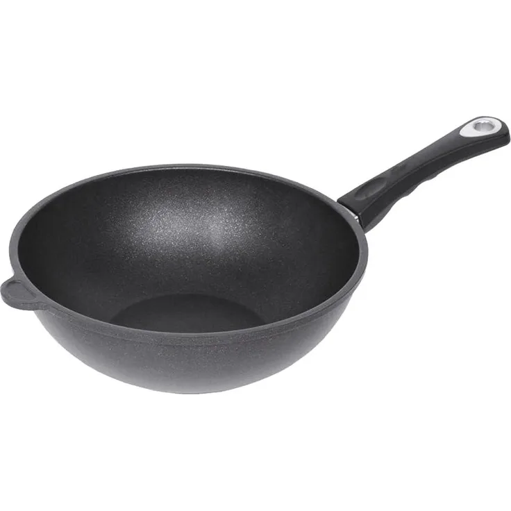 AMT 1128S Wok Aluminumguss 28 cm Ø, Höhe 9 cm