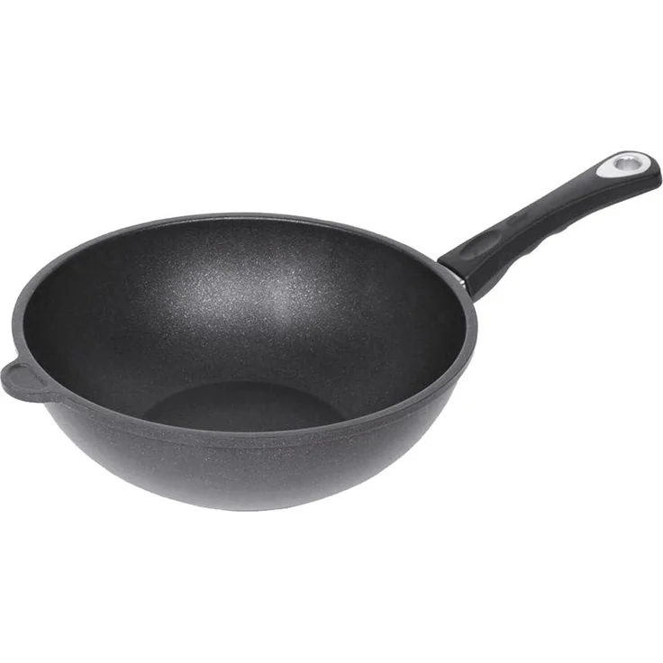 AMT 1128S Wok Aluminumguss 28 cm Ø, Höhe 9 cm