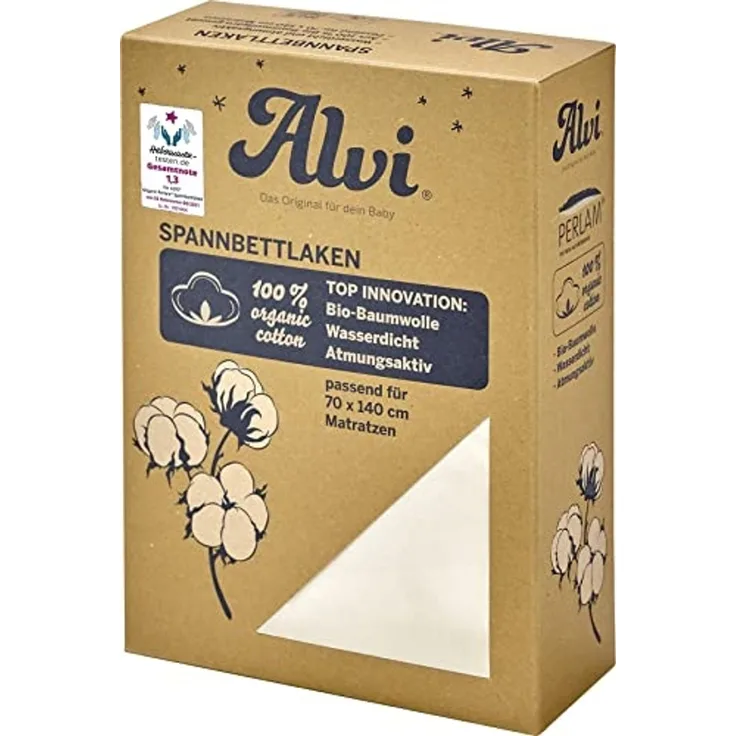 Alvi BIO-Spannbettlaken Perlam®