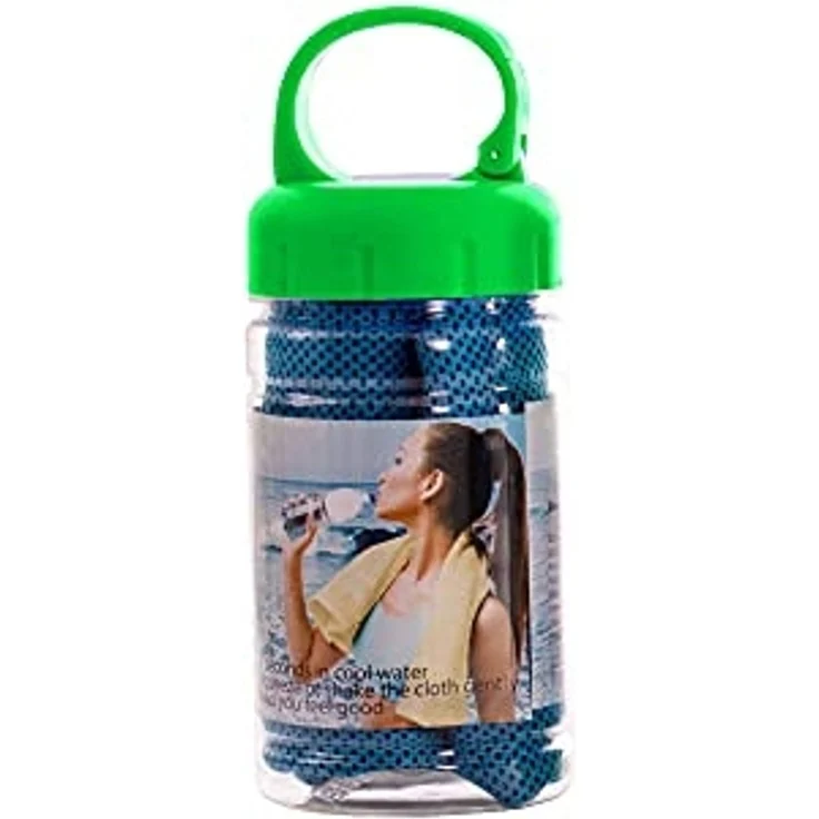 Muxel Sporthandtuch 2 Cool Down Towel Handtuch Kühltuch gegen Schweiß Sporthandtuch Fitnes, Kühlfaser (2-St) – Bild 6