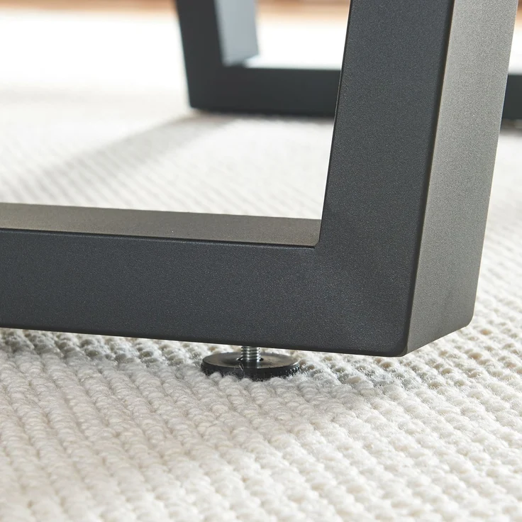 Tischgestell 2er Set Lalling 43x25/40cm Schwarz [en. casa] – Bild 5