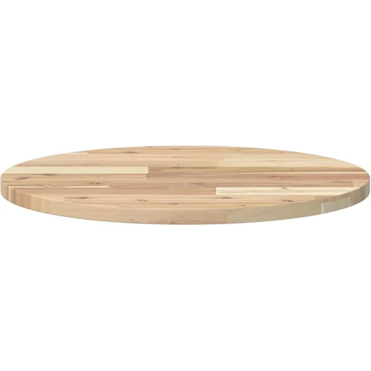 vidaXL Tischplatte Rund Ø50x2 cm Massivholz Akazie 4008683 – Bild 4