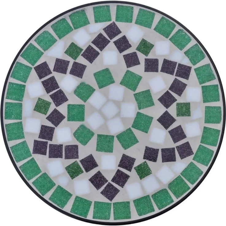 vidaXL Beistelltisch, Mosaik, Grün, 30 x 60 cm – Bild 7