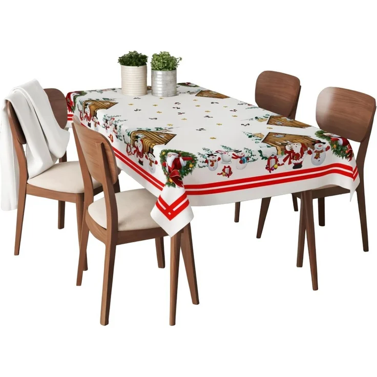 Hermia Concept 'Christmas Village' Tischdecke, Mehrfarbig, 160 x 220 cm – Bild 3