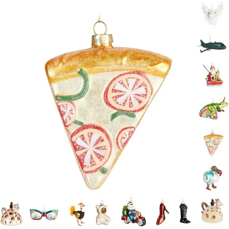 BRUBAKER Weihnachtsbaumkugel Lustige Weihnachtskugel aus Glas - Handbemalt und Mundgeblasen Figuren (1 St), Christbaumschmuck Weihnachtsdeko Anhänger - Deko – Bild 2