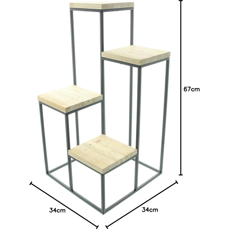 Regal "Plain" Deko Dekoration Accessoire Arrangement Wohndekoration – Bild 3