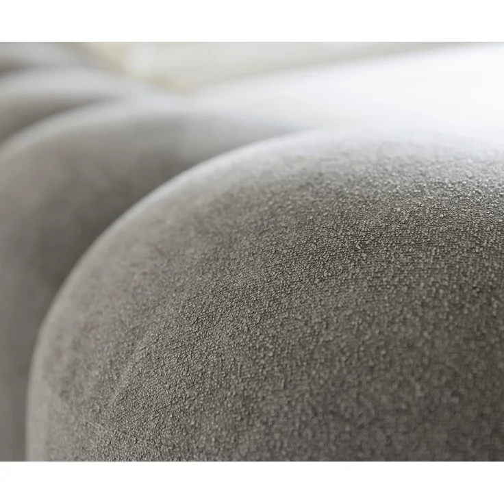 Polsterbettgestell Perlla 180x200 cm Strukturstoff Soft Grau – Bild 5