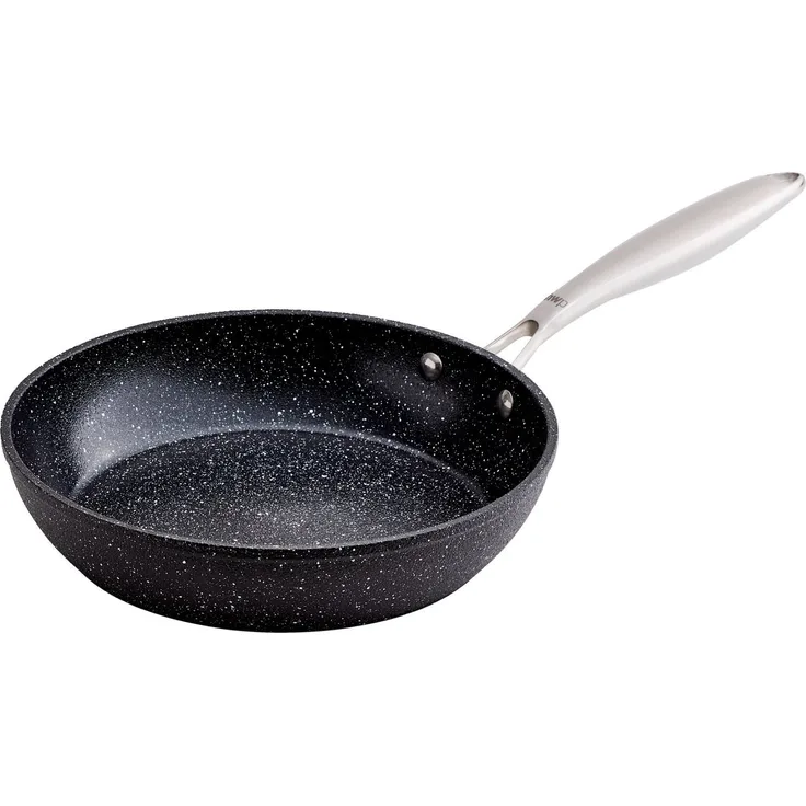 Homeware Bratpfanne, Aluminium schwarz, 24 x 5 x 5 cm, Antihaft PFAS-frei