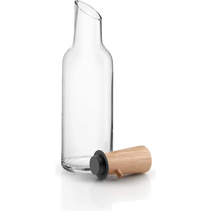 EvaSolo Nordic Kitchen Glaskaraffe mit Holz-Stopfen