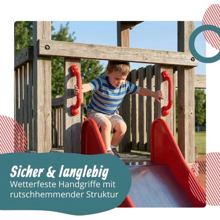 Relaxdays Klettergerüst-Griffe im Set – Bild 2