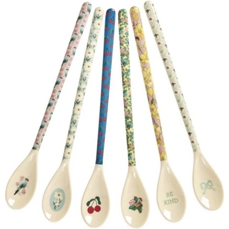 rice Dessertlöffel Rice Melamin Latte Löffel 6er Set - Show your True Colors – Bild 2