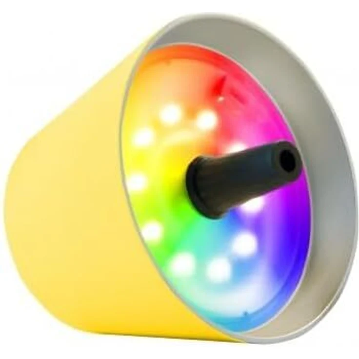 Sompex Flaschenleuchte TOP 2.0 Gelb LED RGBW mit Akku – Bild 3