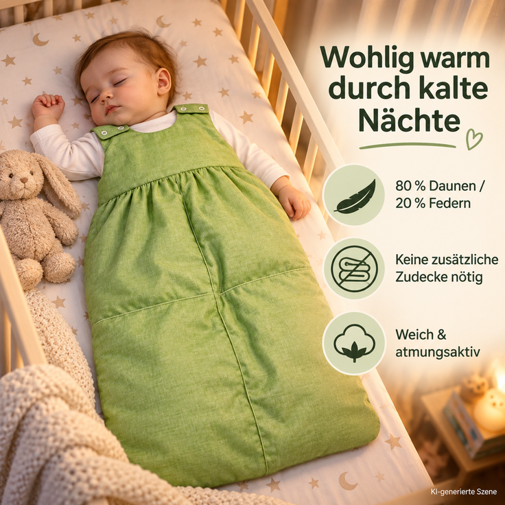 Odenwälder Daunen-Schlafsack Thermo-Nest TOP – Bild 9