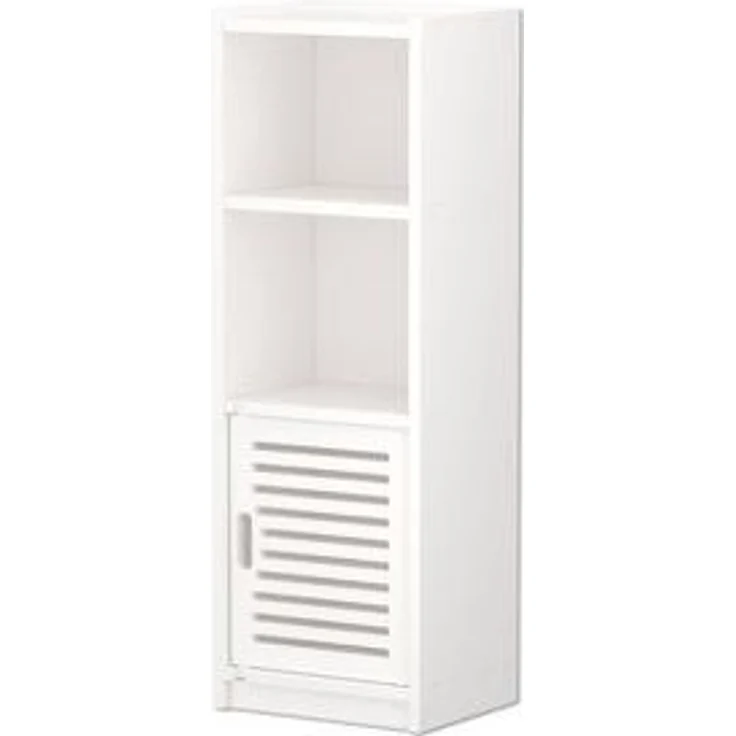 Dripex Midischrank Badezimmerschrank, Badschrank schmal, Toilettenschrank weiß – Bild 6