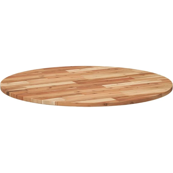 vidaXL Tischplatte Rund Ø90x2 cm Massivholz Akazie 4008699 – Bild 7