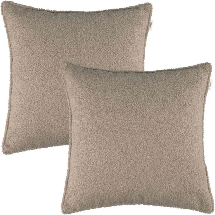 Esprit Kissenhülle CUTE-2 Zierkissenhülle, (2 Stück), 45x45 cm - 2er Set in Beige – Bild 1