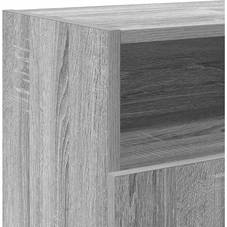 vidaXL TV-Schrank mit LED-Leuchten Grau Sonoma 120x30x50 cm 815715 – Bild 10