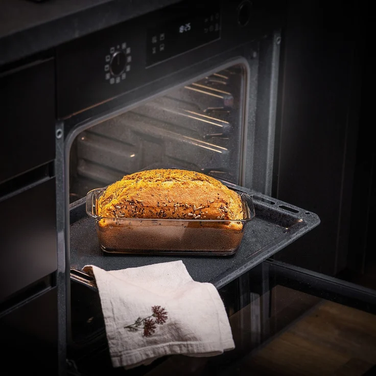 KADAX Brotbackform aus Glas, Kuchenform 28 cm, hitzebeständige Form – Bild 5