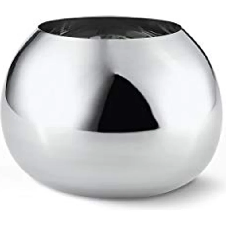 PHILIPPI Bella Vase L, Edelstahl, 15 cm, zeitlos und bauchig für sicheren Stand – Bild 2