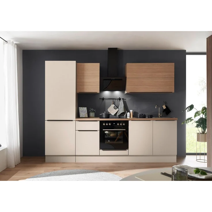 KOCHSTATION Küchenzeile Cocco B/H/T 270x211x60 cm, Breite 270 cm, wahlweise mit E-Geräten und Induktion – Bild 2