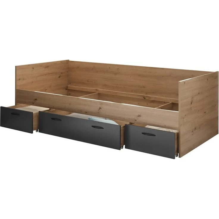 Jugendzimmer Liam in Artisan Eiche und Graphit 4 teiliges Kinderzimmer Komplett Set – Bild 2