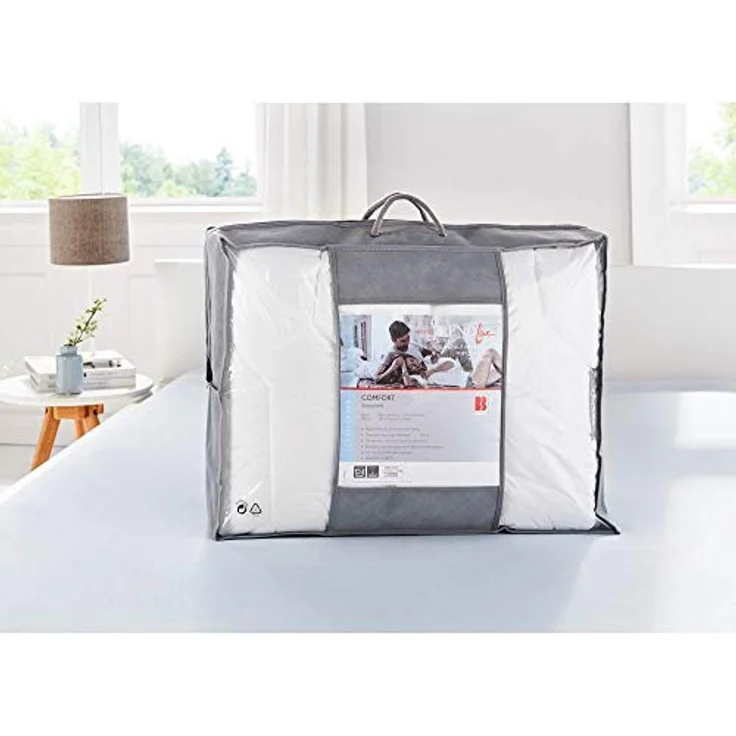 Badenia Bettcomfort 4-Jahreszeiten-Steppbett Trendline Basic kochfest, 155x220 cm – Bild 6