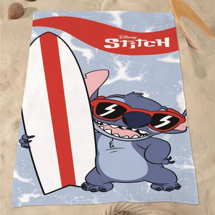 Lilo & Stitch Handtuch Badehandtuch Strandtuch 70x140 cm aus Mikrofaser – Bild 2