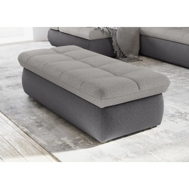 DOMO collection Polsterhocker Moric, inklusive Stauraum