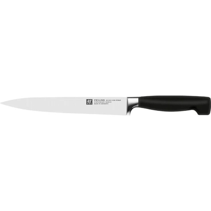 Zwilling 'Vier Sterne' Fleischmesser, Stahl schwarz , 20 cm – Bild 1