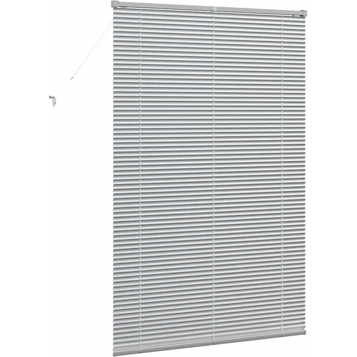 vidaXL Venezianische Jalousie Silber 175 x 110 cm 25 mm Aluminium 42005924 – Bild 7