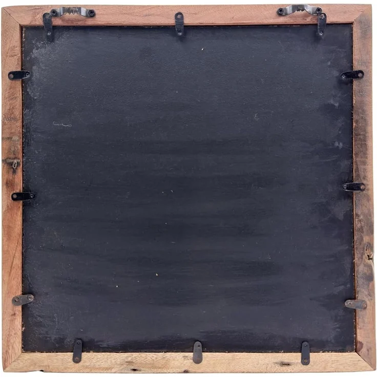 Bring Charakter an die Wand Bilderrahmen Sumatra 36x36 cm aus Altholz ohne Glas - mit Kreidetafel - Woodkings – Bild 5